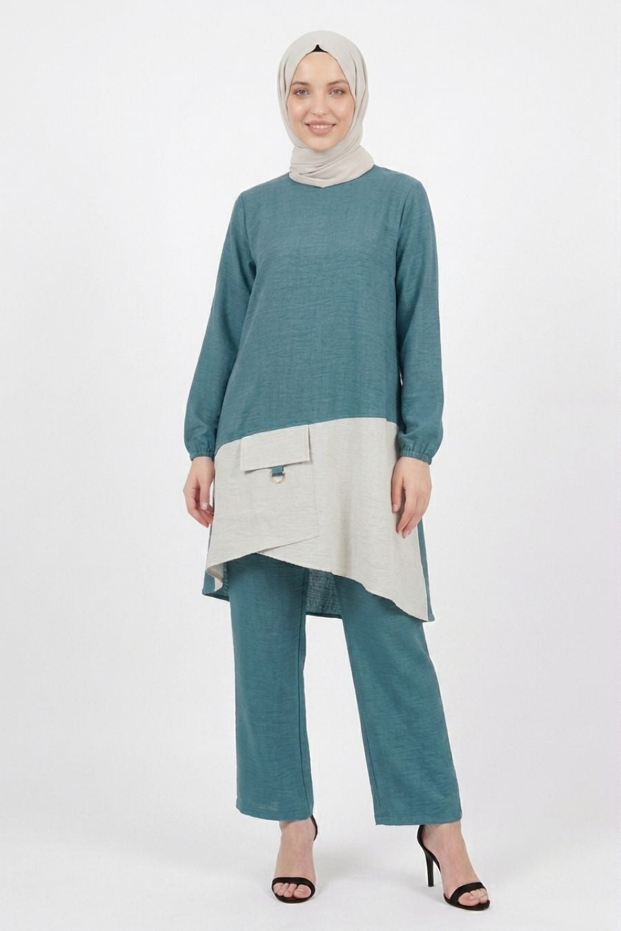 CL-157 Aqua/Beige
